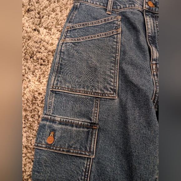 Madewell 90s Cargo Utility Straight high rise Jean size 29 - Picture 3 of 10